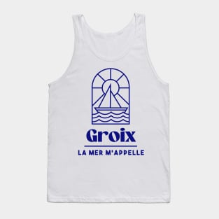 Ile de Groix the sea is calling me - Brittany Morbihan 56 Sea Holidays Beach Tank Top